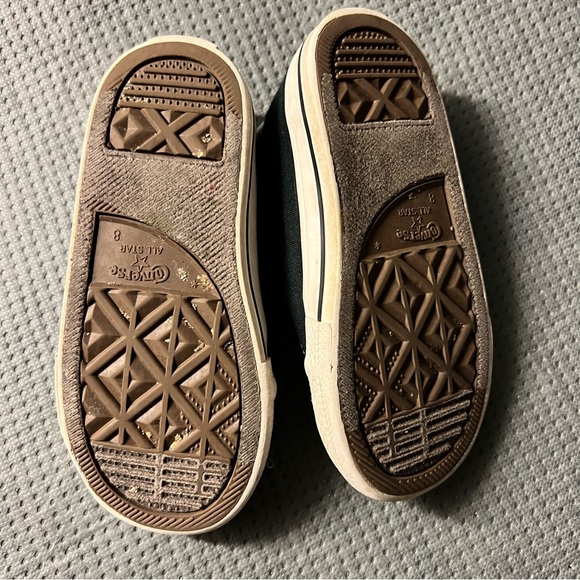 Black toddler 8 converse lows - Picture 4 of 5